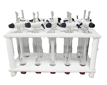 Test Tube Racks With Valves